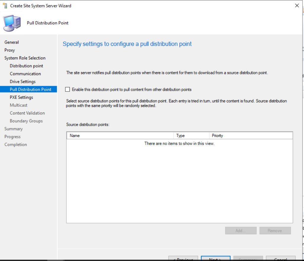 Distribution Point Kurulumu SCCM