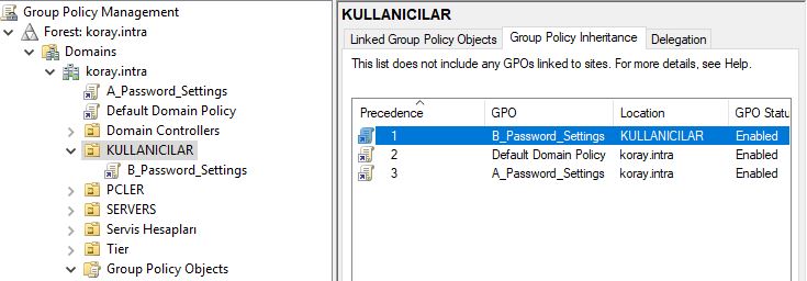 GPO Conflicts same settings