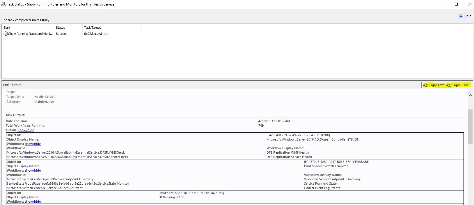 Scom Rules SCOM Agent Running Rules and Monitors List - SCOM