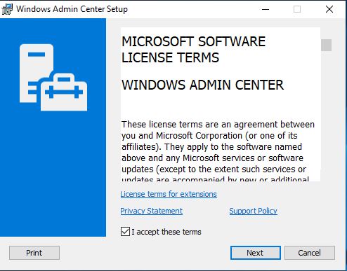 Windows Admin Center Kurulumu Başlangıç
