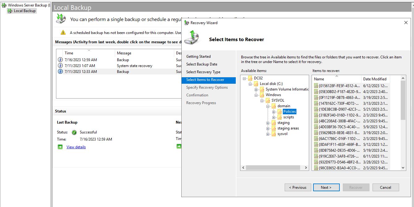 SYSVOL RECOVERY Active Directory Recovery sysvol-recovery-active-directory-recovery