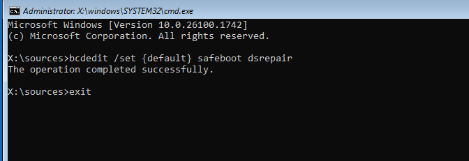 TaskScheduler ile AD Recovery DSRM Mode